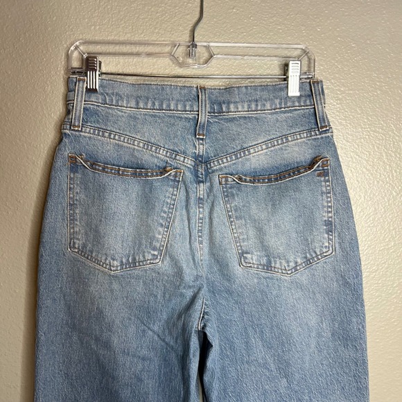 Madewell Balloon Jeans Size 27‎ Crop High Rise Whistler Wash Faded Light NEW - Picture 8 of 11